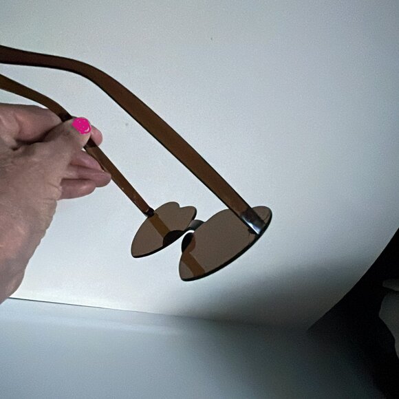 *♪ Heart shaped sunglasses Brown - 2 pair Bundle - Brand New! *♪ - Picture 15 of 15